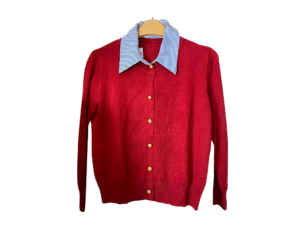 Cardigan Knit Merah