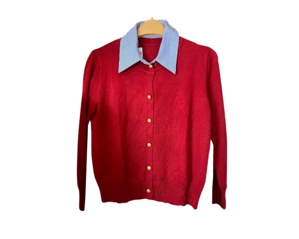 Cardigan Knit Merah