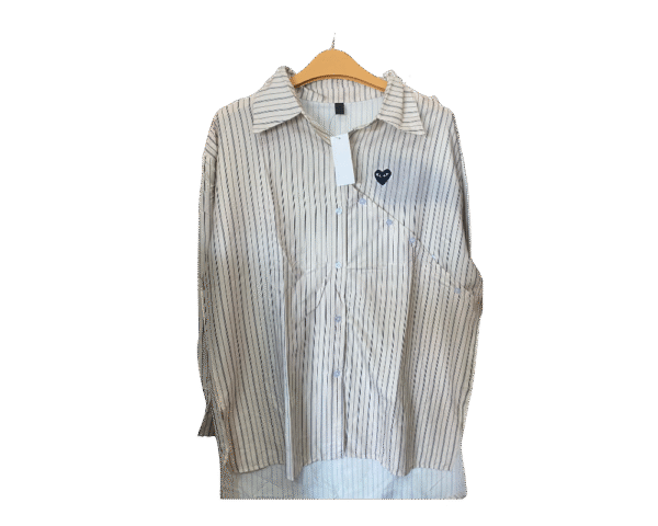 Kemeja Comme de Garcons Black Stripes