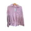 Kemeja pink white stripes