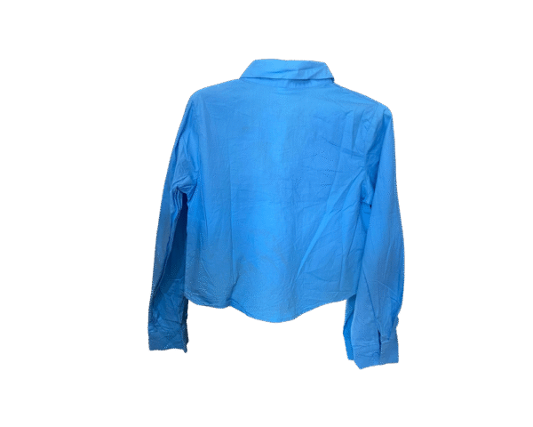 Kemeja Crop Biru