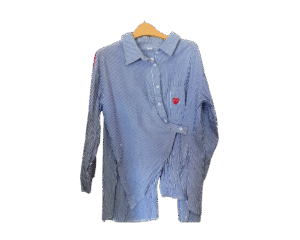 Kemeja Comme de Garcons Stripes