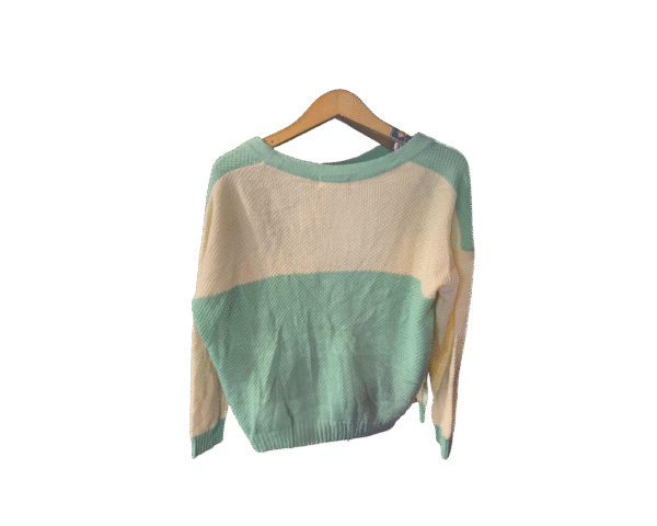 Cardigan Onna Hijau Stripes