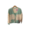 Cardigan Onna Hijau Stripes