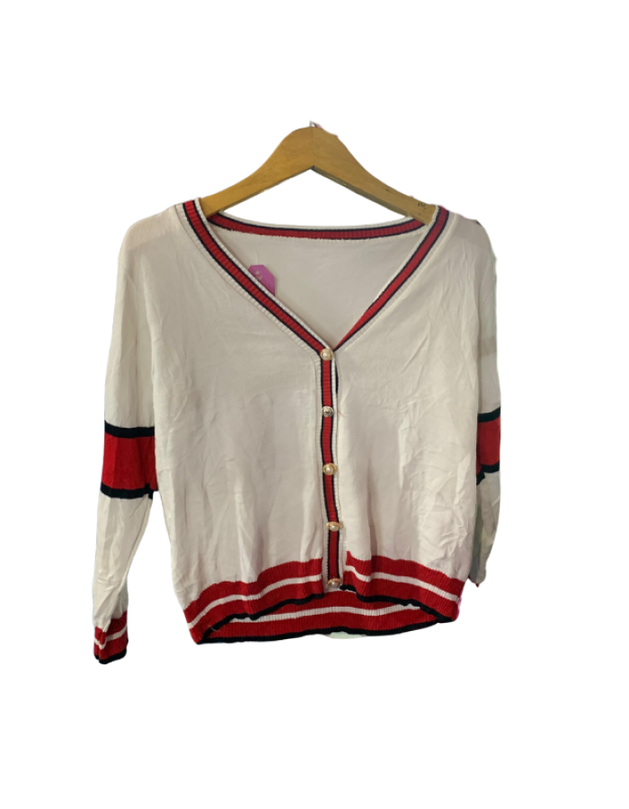 Cardigan Katun Putih